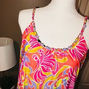 Sam and Jess Dresses - COLORFUL SUNDRESS W/ GOLD DETAIL Sam and Jess Dresses - COLORFUL SUNDRESS W/ GOLD DETAIL